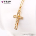 32424 Xuping moda pingente de cruz religiosa banhado a ouro 18k